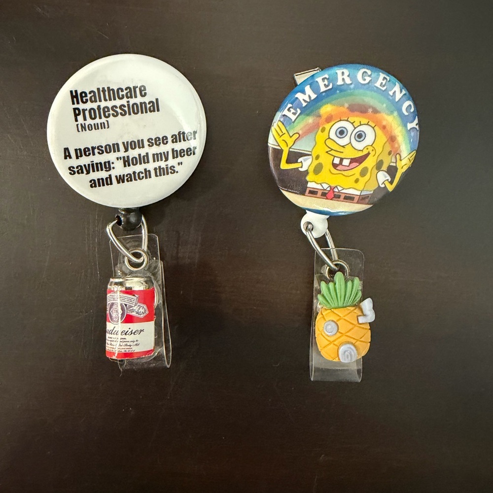 Fun Healthcare Badge Reel Set